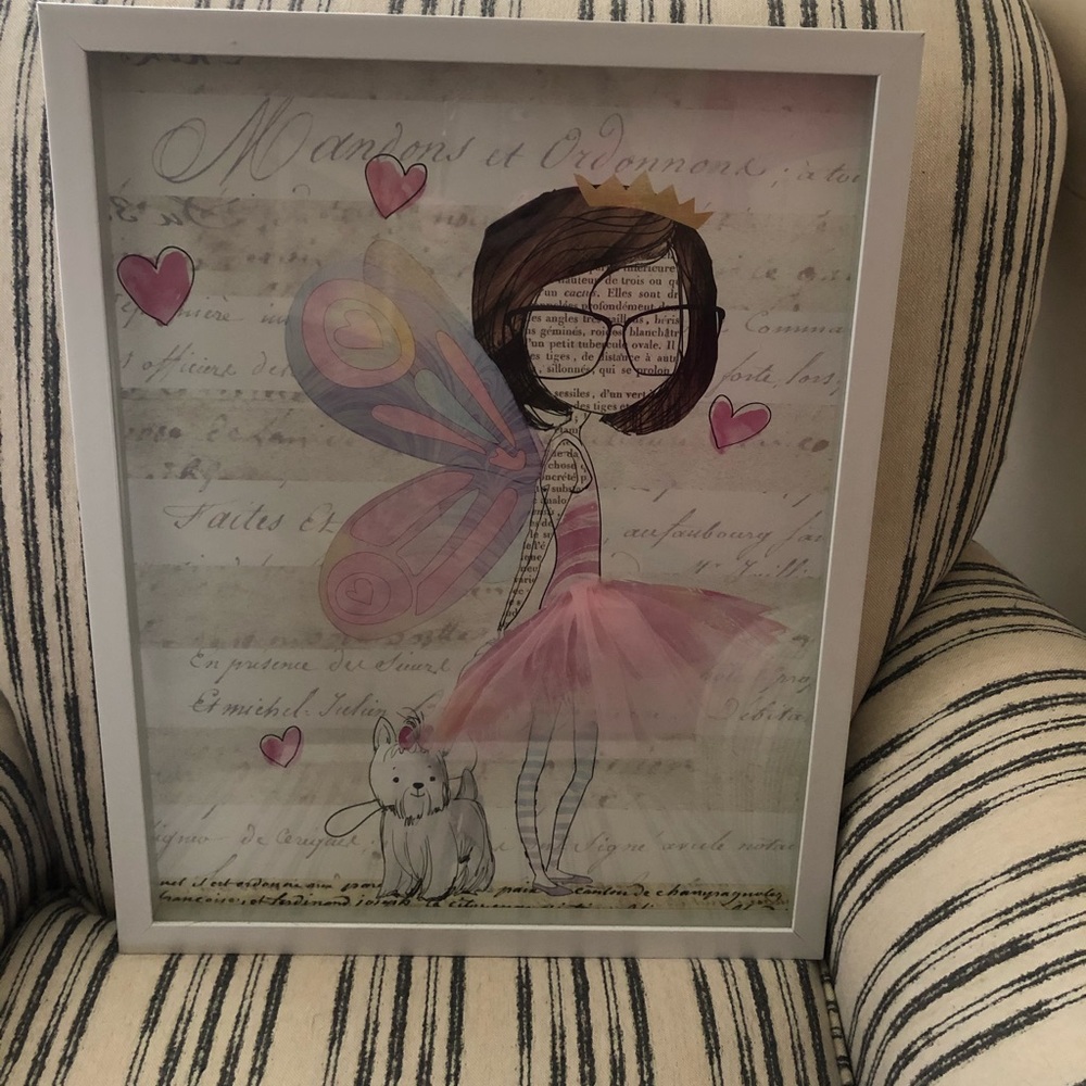 Adorable Framed Princess (pink)